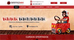 Desktop Screenshot of gestaomix.com.br